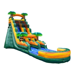 Cali Palms 19 FT Commercial Inflatable Water Slide with Detachable Deep Pool