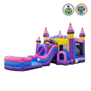 Cotton Candy Mega Front Loader 5-in-1 Commercial Inflatable Combo