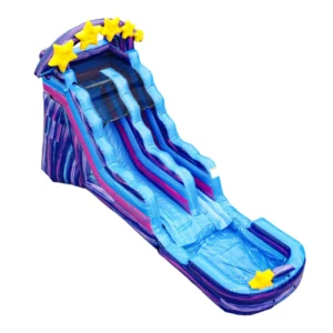 Galaxy 15 FT Commercial Inflatable Water Slide with Detachable Deep Pool – Wet/Dry Slide