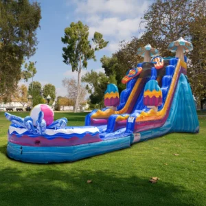 Pool Party 19 FT Inflatable Water Slide