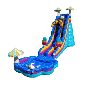 Pool Party 25 FT Commercial Inflatable Water Slide with Detachable Deep Pool
