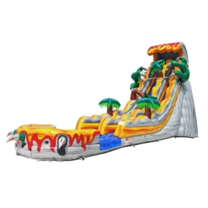 T-Rex 25 FT Commercial Inflatable Water Slide with Attached Deep Pool